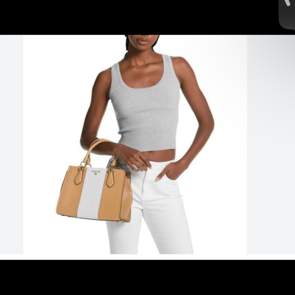 Michael Kors🍀Marilyn Medium Saffiano Leather Satchel Bag - Excellent condition - Picture 2 of 8
